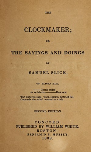 The clockmaker