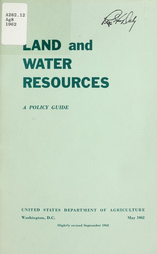 Land and water resources