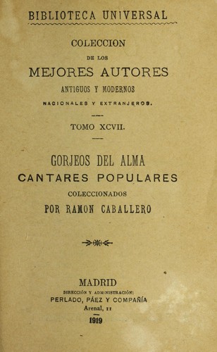 Gorjeos del alma