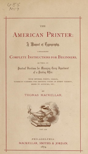 The American Printer