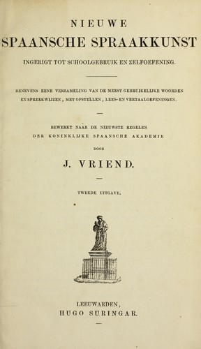 Nieuwe Spaansche spraakkunst
