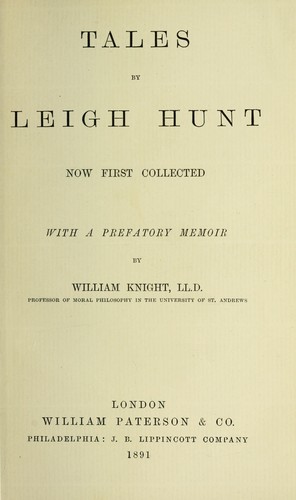Tales by Leigh Hunt
