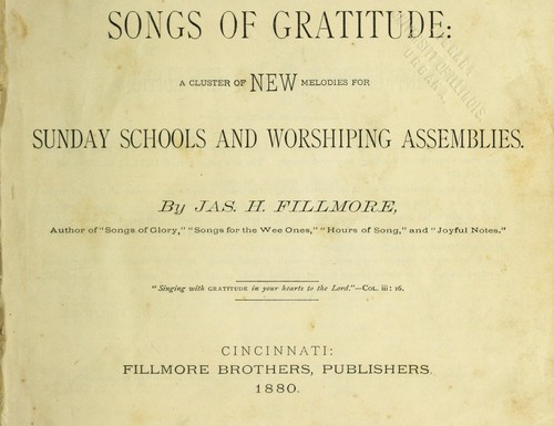 Songs of gratitude