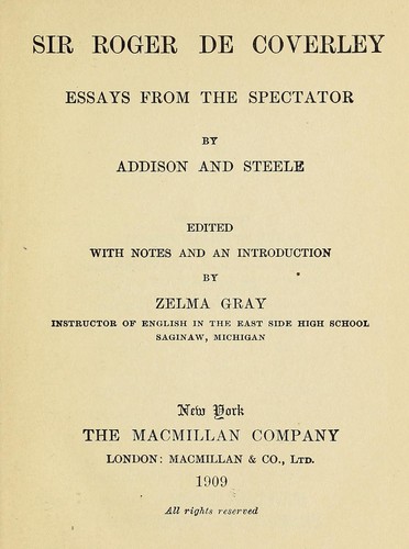 Sir Roger de Coverley