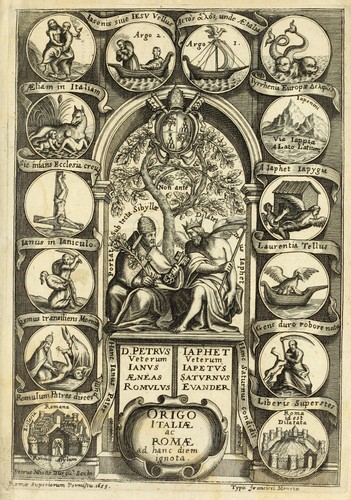 Iacobi Hugonis Can. Theol. Belgae insulensis Vera historia Romana, seu, Origo Latij vel Italie ac Romanae vrbis