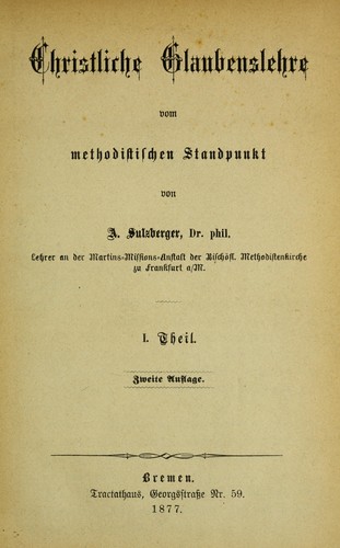 Christliche Glaubenslehre