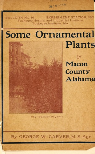 Some ornamental plants of Macon County, Alabama