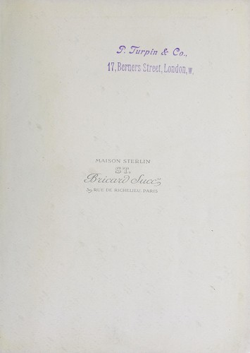 Maison Sterlin, Bricard Succ.rs, fabricants de serrurerie