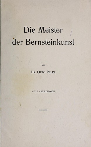 Die Meister der Bernsteinkunst