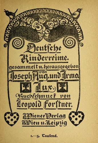 Deutsche Kinderreime