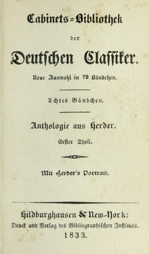 Anthologie aus Herder