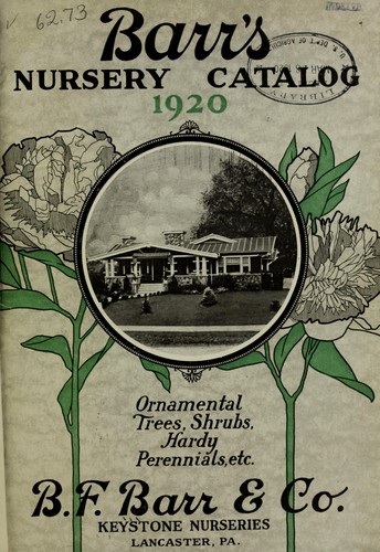 Barr's nursery catalog