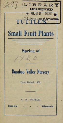Tuttle's small fruit plants