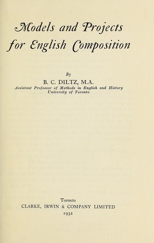 Models and projects for English composition