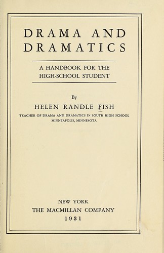 Drama and dramatics