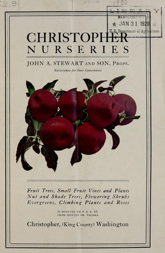 Fruit trees, small fruit vines and plants, nut and shade trees, flowering shrubs, evergreens, climbing plants and roses