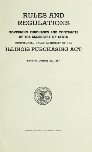 Rules and regulations