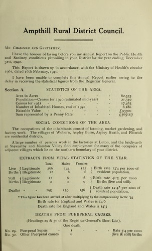 [Report 1940]