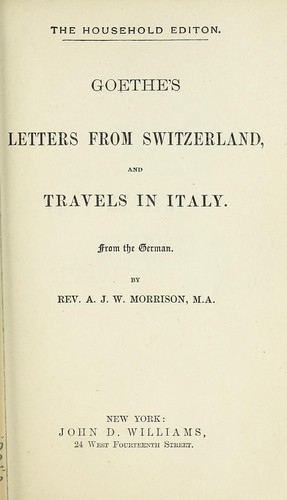 The sorrows of young Werther