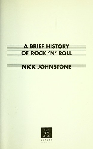 A brief history of rock 'n' roll