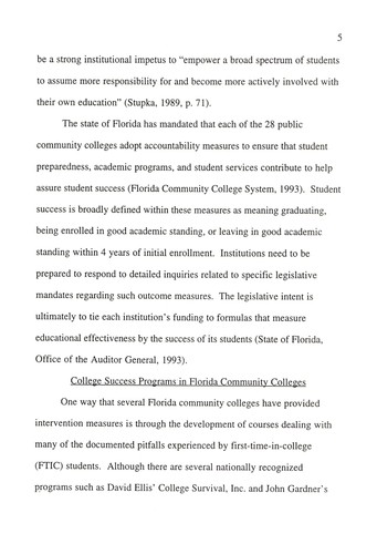 Academic persistence and achievement of remedial students in a community college's college success program
