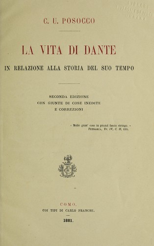 La vita di Dante