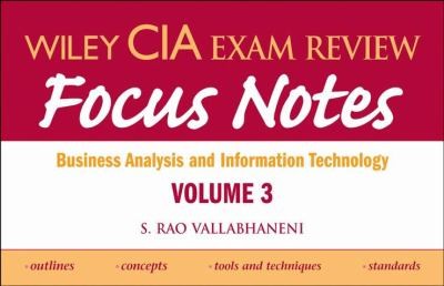 Wiley Cia Exam Review Focus Notes Business Analysis And Information Technology