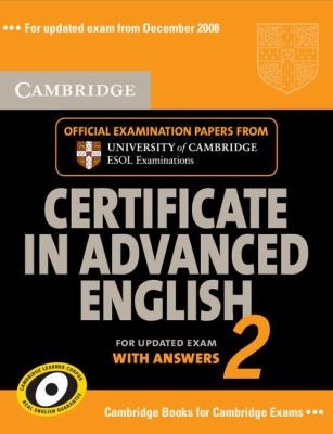 Cambridge Certificate In Advanced English 2 For Updated Exam Official Examination Papers From Cambridge Esol