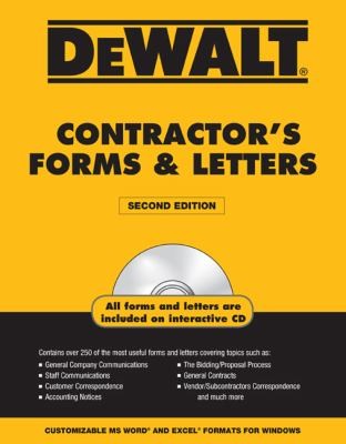 Dewaltcontractors Forms Letters