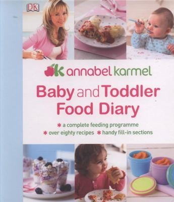 Baby And Toddler Food Diary