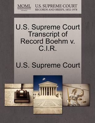 Us Supreme Court Transcript Of Record Boehm