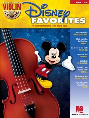 Disney Favorites Hal Leonard Violin Playalong