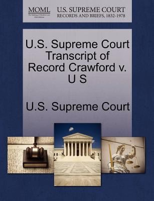 Us Supreme Court Transcript Of Record Crawford