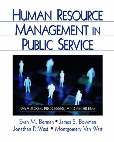 Human Resource Management in Public Service