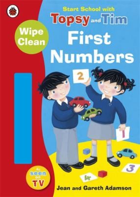 Start School With Topsy And Tim Wipe Clean First Numbers
