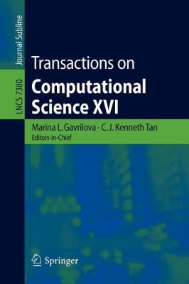 Transactions On Computational Science Xvi