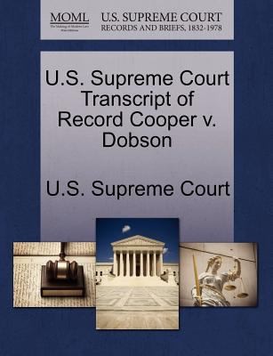 Us Supreme Court Transcript Of Record Cooper