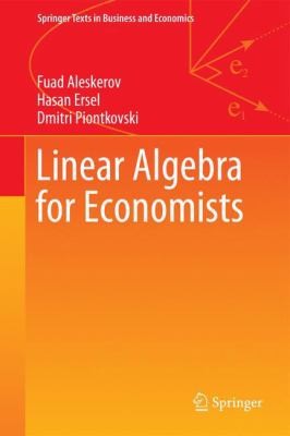 Linear Algebra For Economists