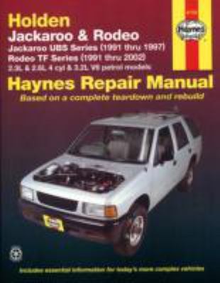 Holden Rodeo Jackaroo Automotive Repair Manual