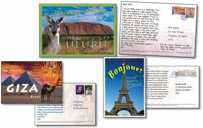 Postcards from Around the World Bulletin Board Set