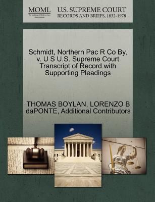 Schmidt Northern Pac R Co By