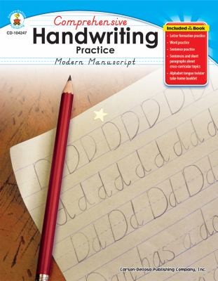 Comprehensive Handwriting Practice Modern Manuscript
