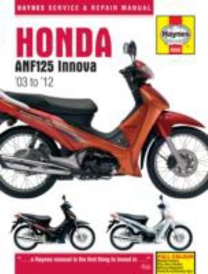 Honda Anf125 Innova Service And Repair Manual
