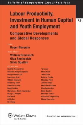 Labour Productivity Investment In Human Capital And Youth Employment Comparative Developments And Global Responses