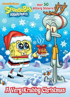 A Very Krabby Christmas Glitter Sticker Book