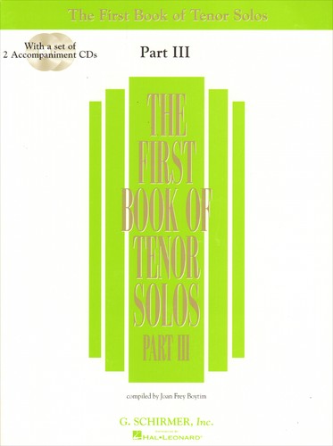 The First Book of Tenor Solos - Part III (Book/CD)