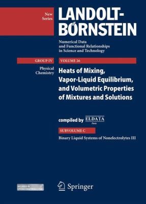 Binary Liquid Systems Of Nonelectrolytes Iii
