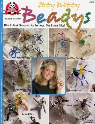 Itty Bitty Beadys Wire Bead Characters For Earrings Pins Hair Clips