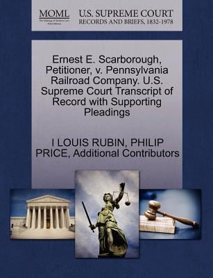 Ernest E Scarborough Petitioner