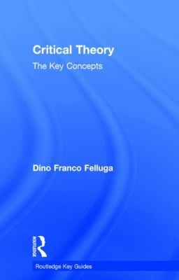Critical Theory The Key Concepts